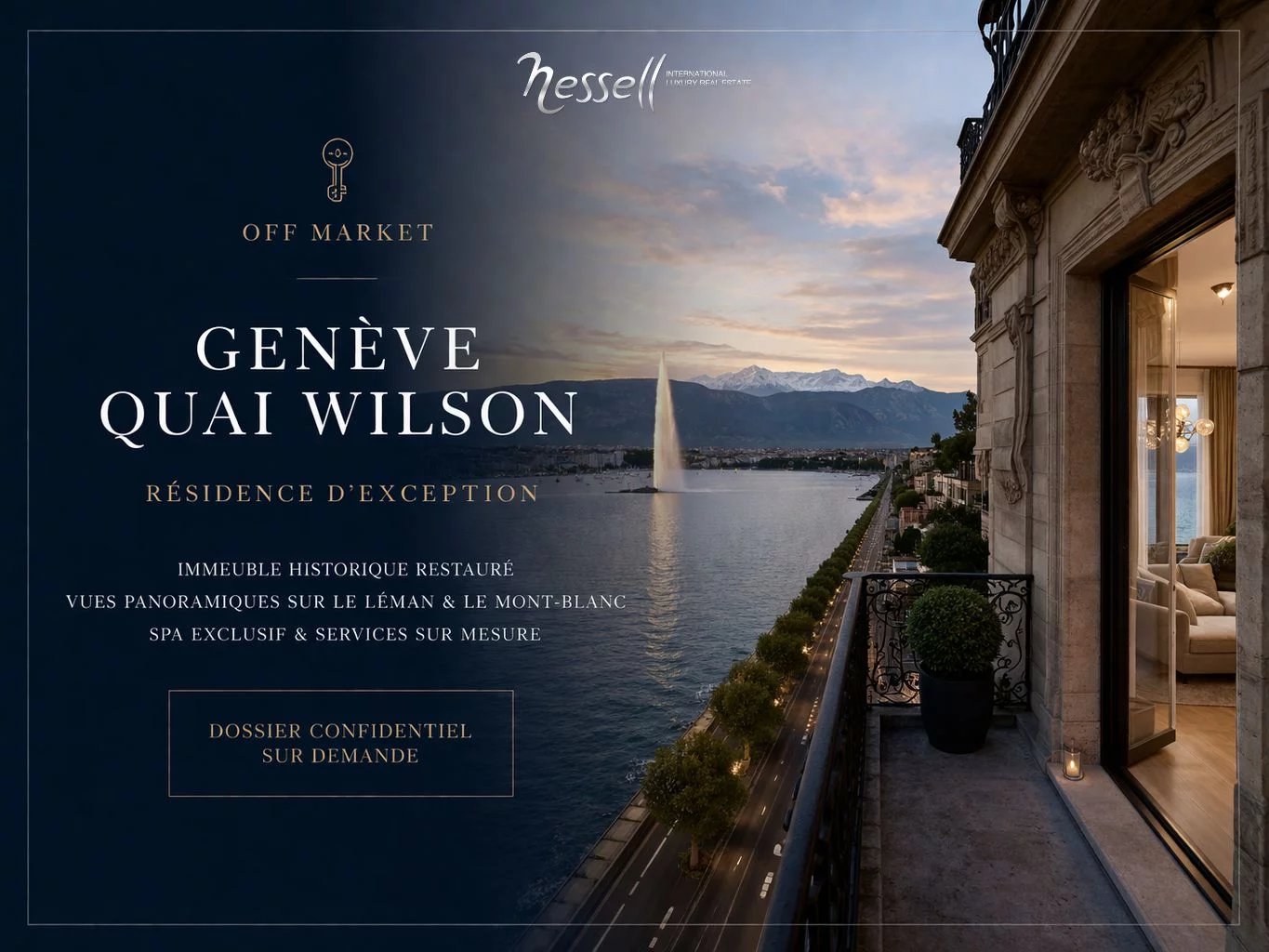 Résidence d'exception au coeur de Geneve
