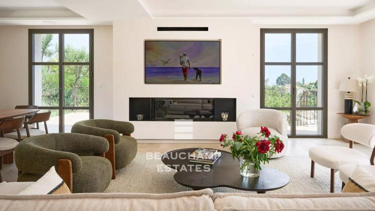 Villa néo-provençale 6 chambres avec piscine et vue mer - Super Cannes