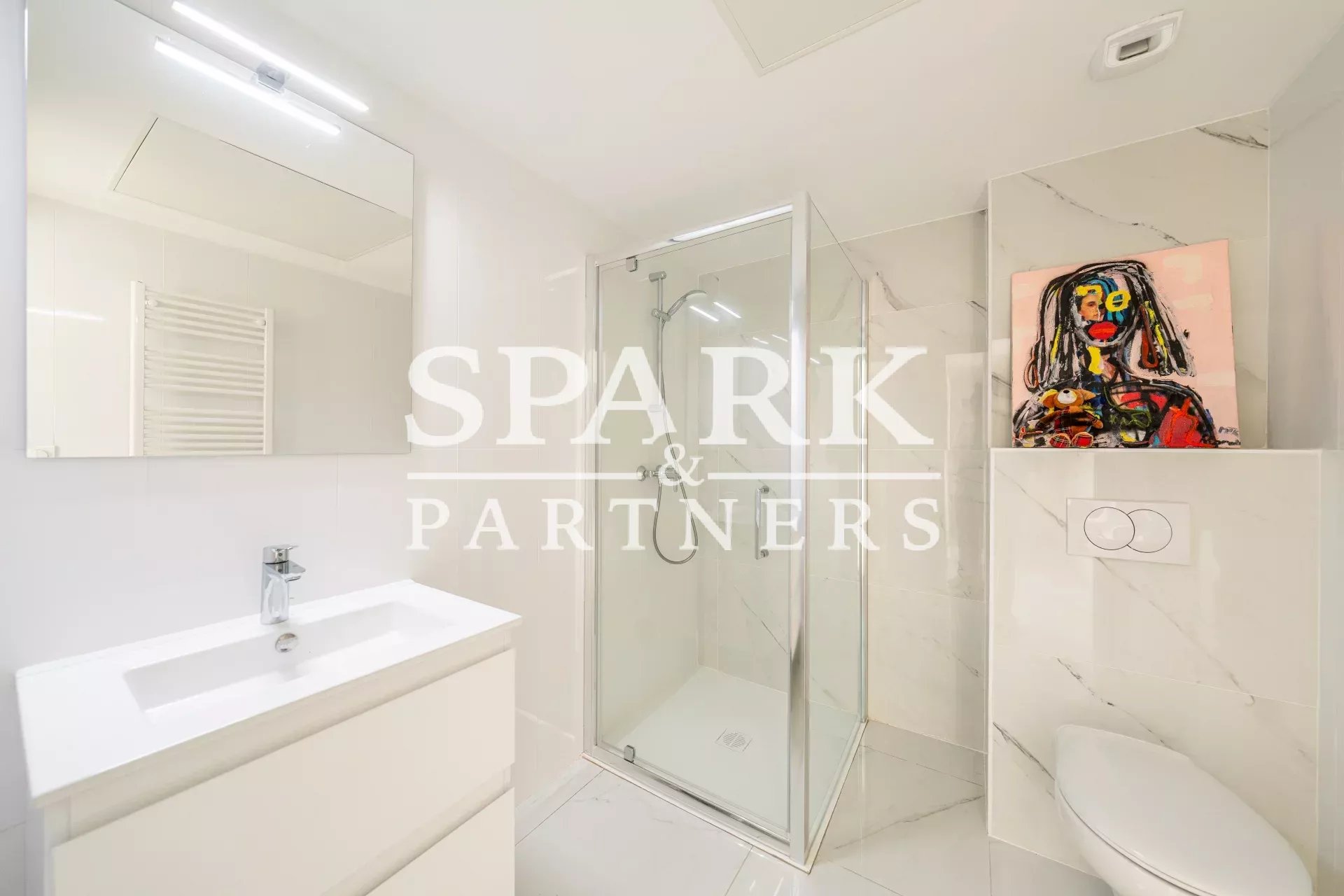 Roqbrune Cap Martin - Moderne appartement de 3 pièces avec jardin