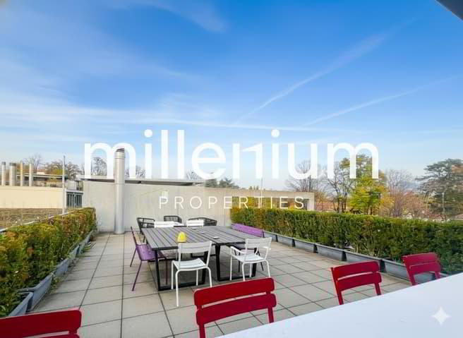 Loft meublé avec jardin et terrasse sur le toit