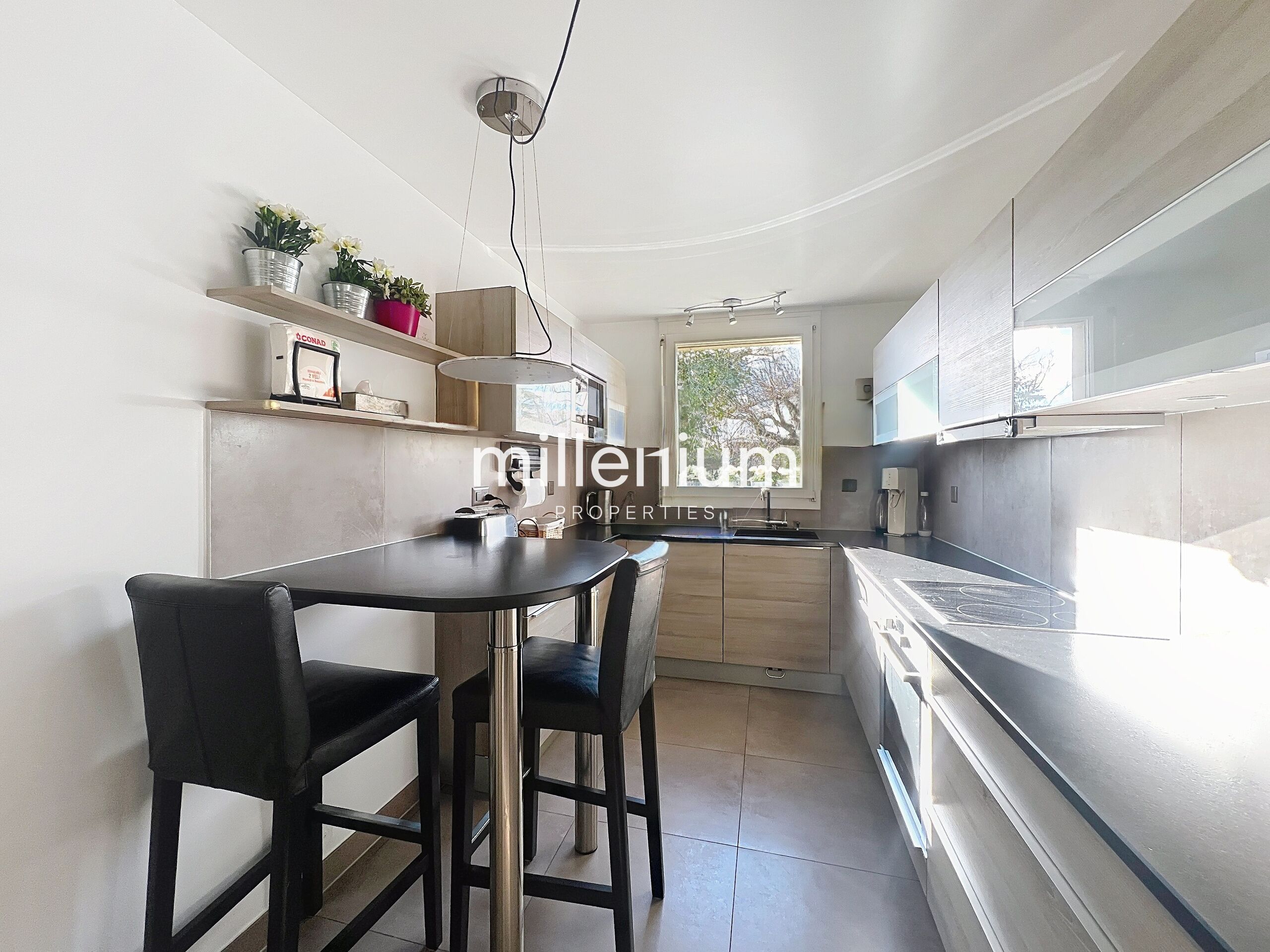 Bel appartement avec jardin et vue panoramique