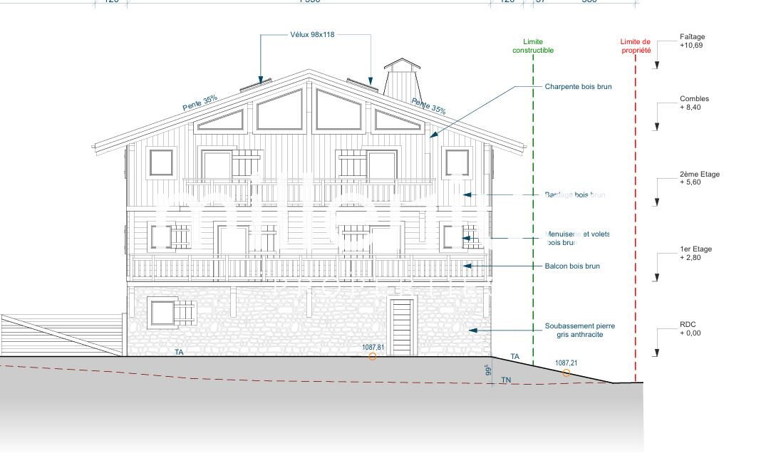 Chalet neuf d’exception en VEFA – Centre de Megève & pistes à pied
