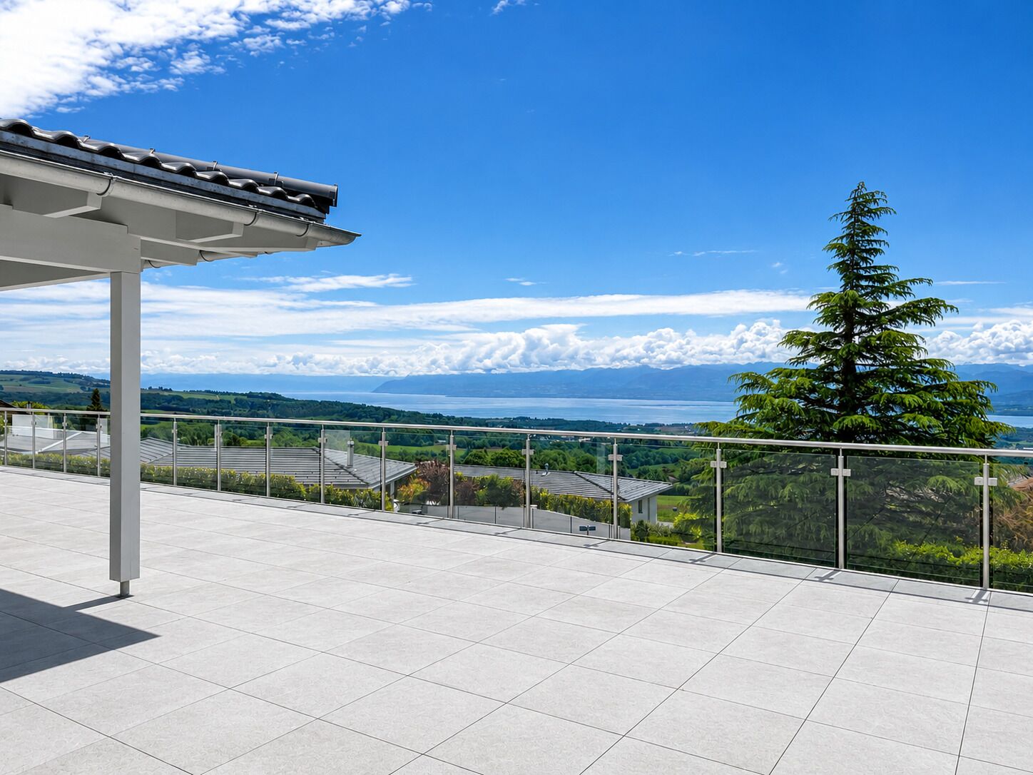 Villa d’exception avec vue panoramique sur le lac Léman et les Alpes