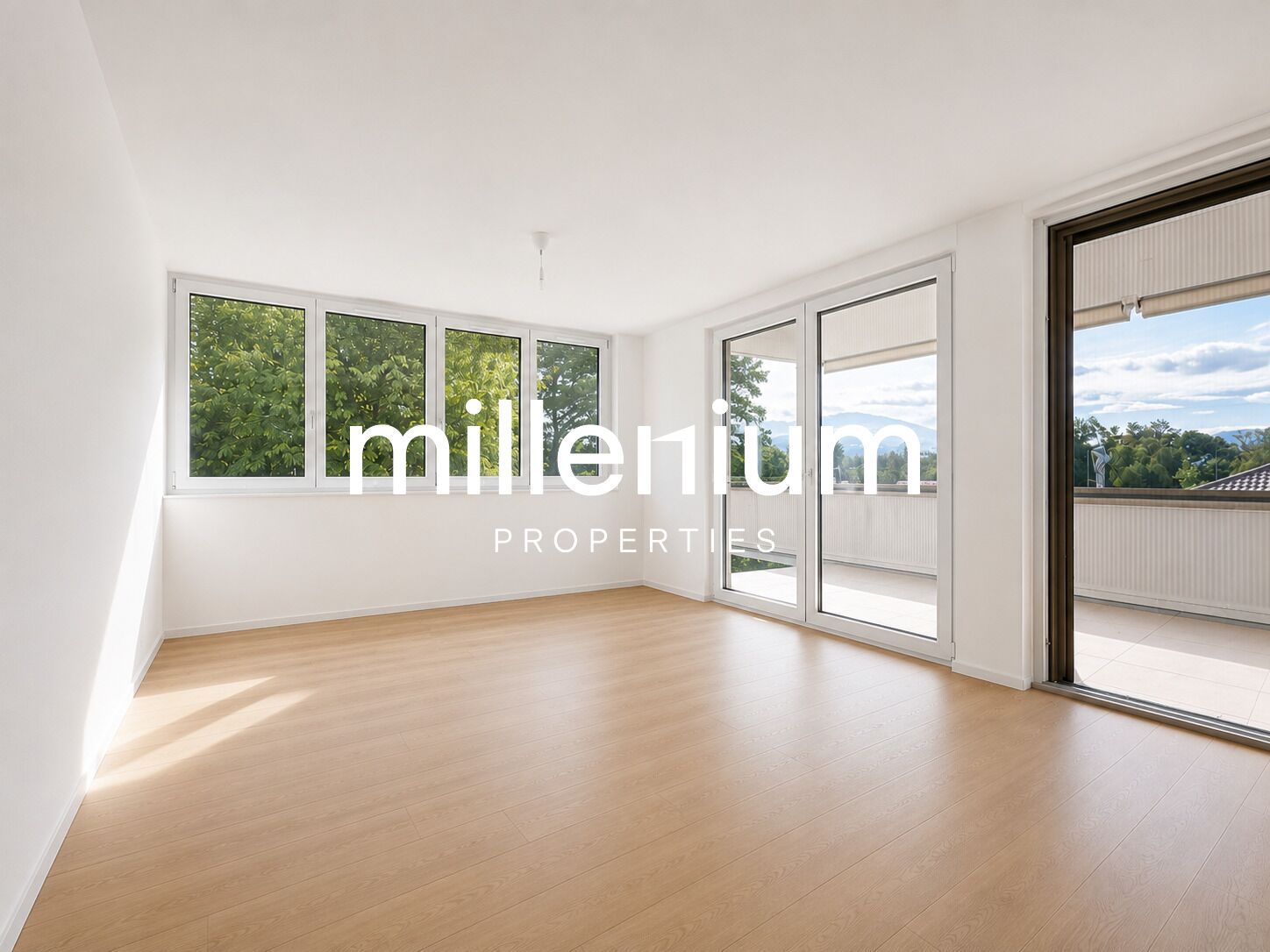 Appartement de standing avec grande terrasse à Troinex