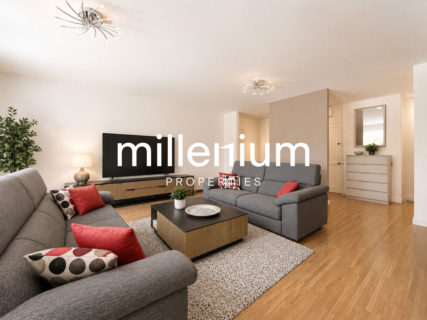 Élégant appartement familial de 145 m² en rez-de-jardin 