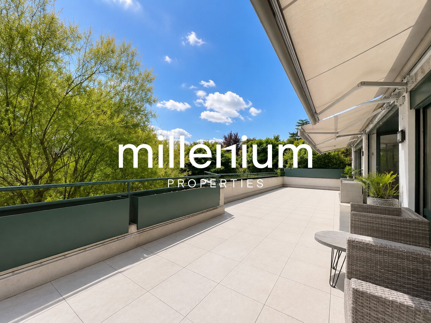 Élégant appartement familial de 145 m² en rez-de-jardin 