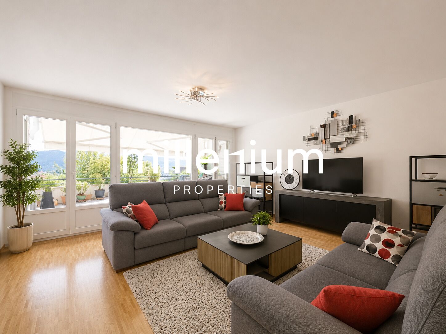Élégant appartement familial de 145 m² en rez-de-jardin 
