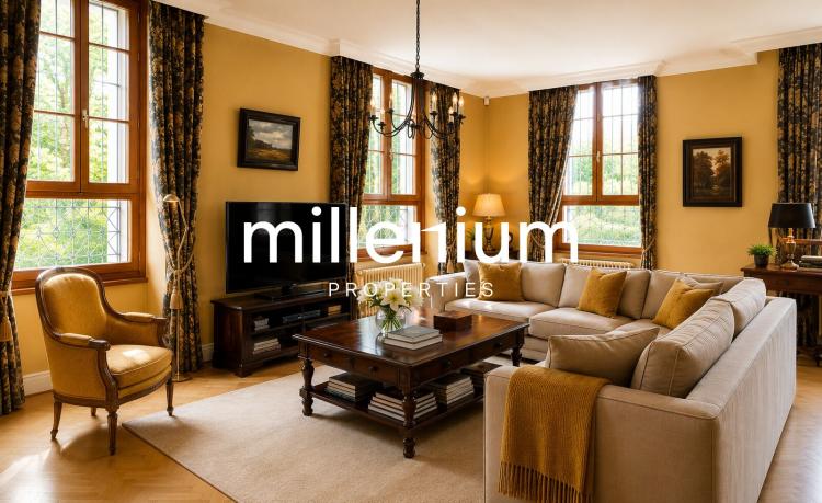 Appartement duplex de charme en rez-de-jardin au Château Barillet —Satigny