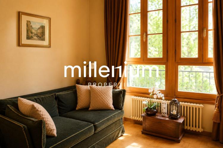 Appartement duplex de charme en rez-de-jardin au Château Barillet —Satigny