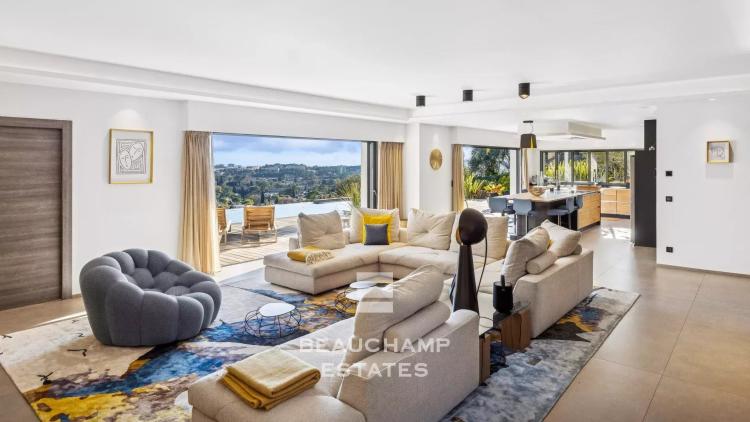 Villa contemporaine 3 chambres avec vue mer panoramique - Mougins