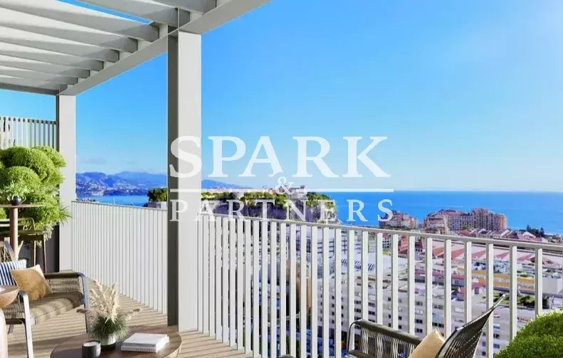 Cap d'Ail - frontière de Monaco - bel appartement de 3 pièces dans une résidence neuve
