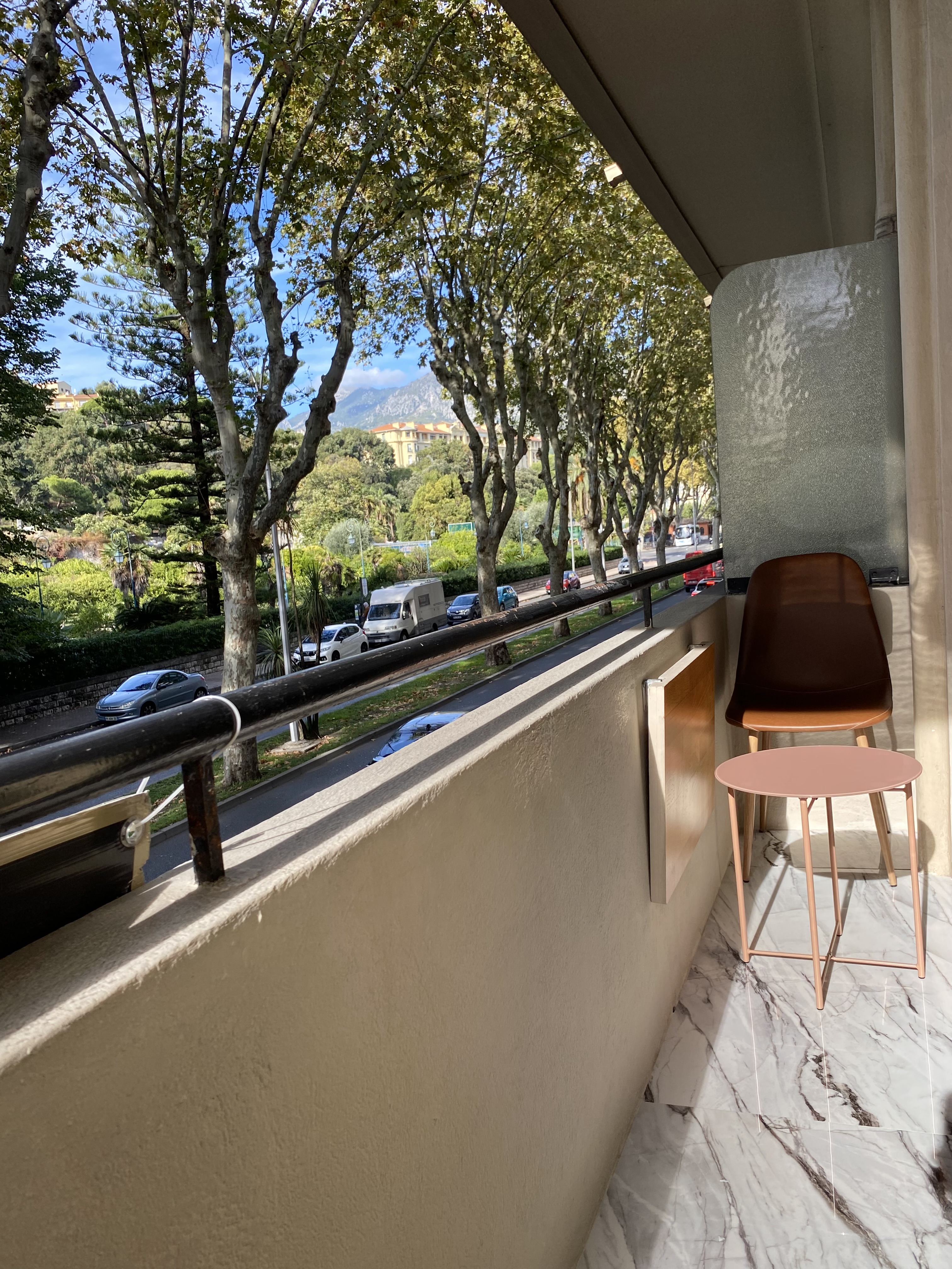 Studio au bord de la mer à Menton — Résidence Palais de la Madone