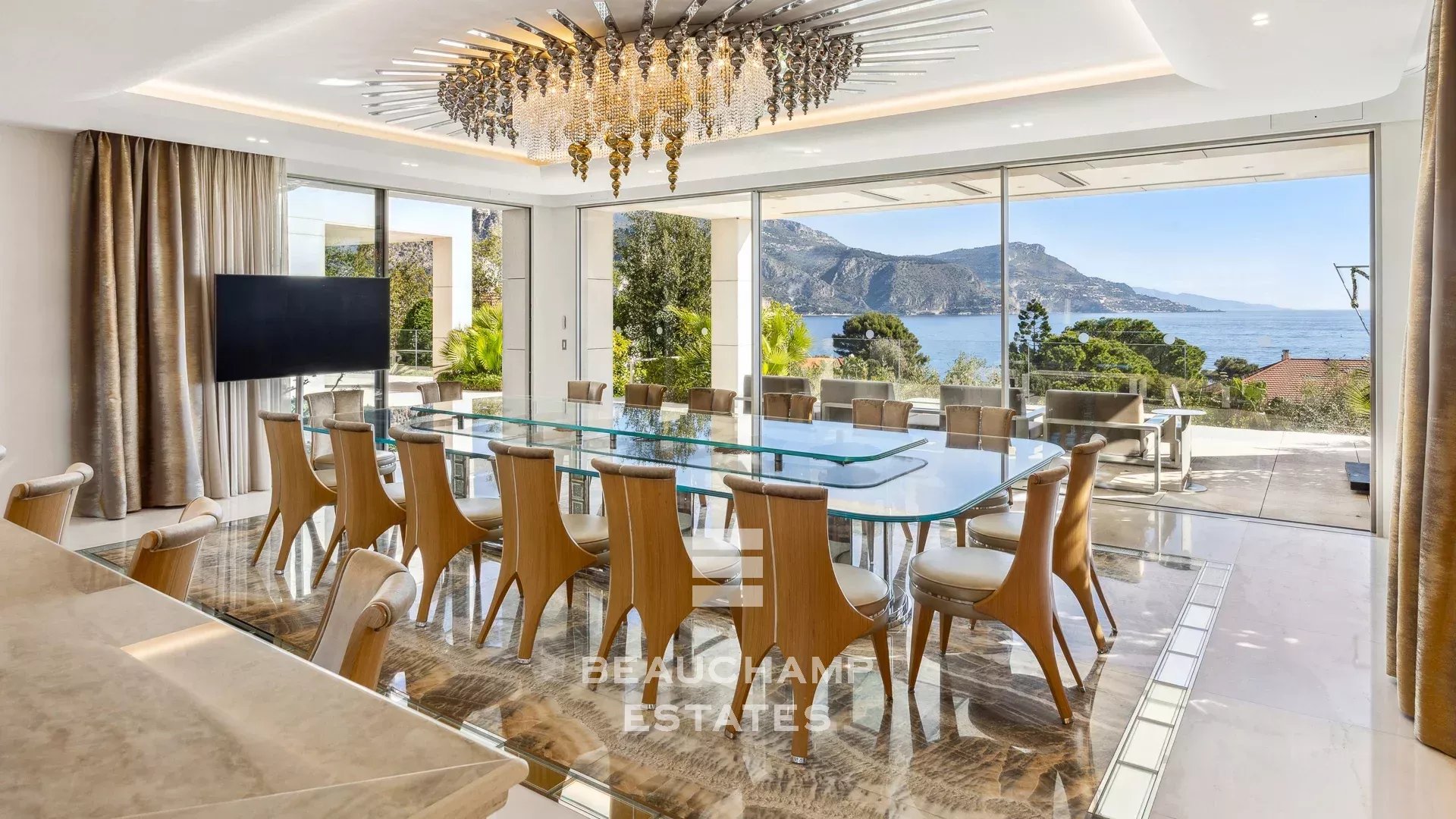 Villa contemporaine 5 chambres avec vue mer piscine chauffée et jacuzzi - Saint-Jean-Cap-Ferrat