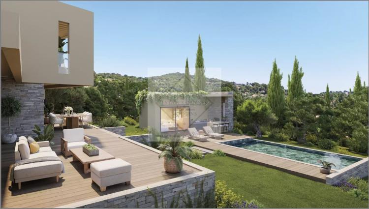 Villa contemporaine neuve d’exception au sein d’un domaine privé