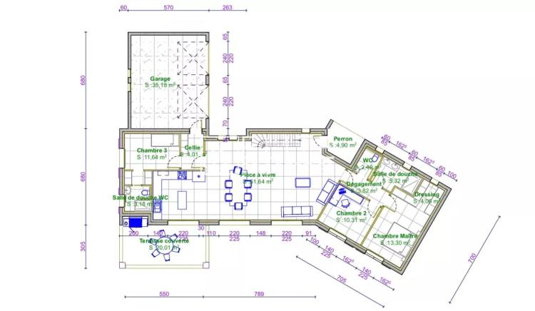 VILLA 5 PIÈCES de 146m² PLASCASSIER