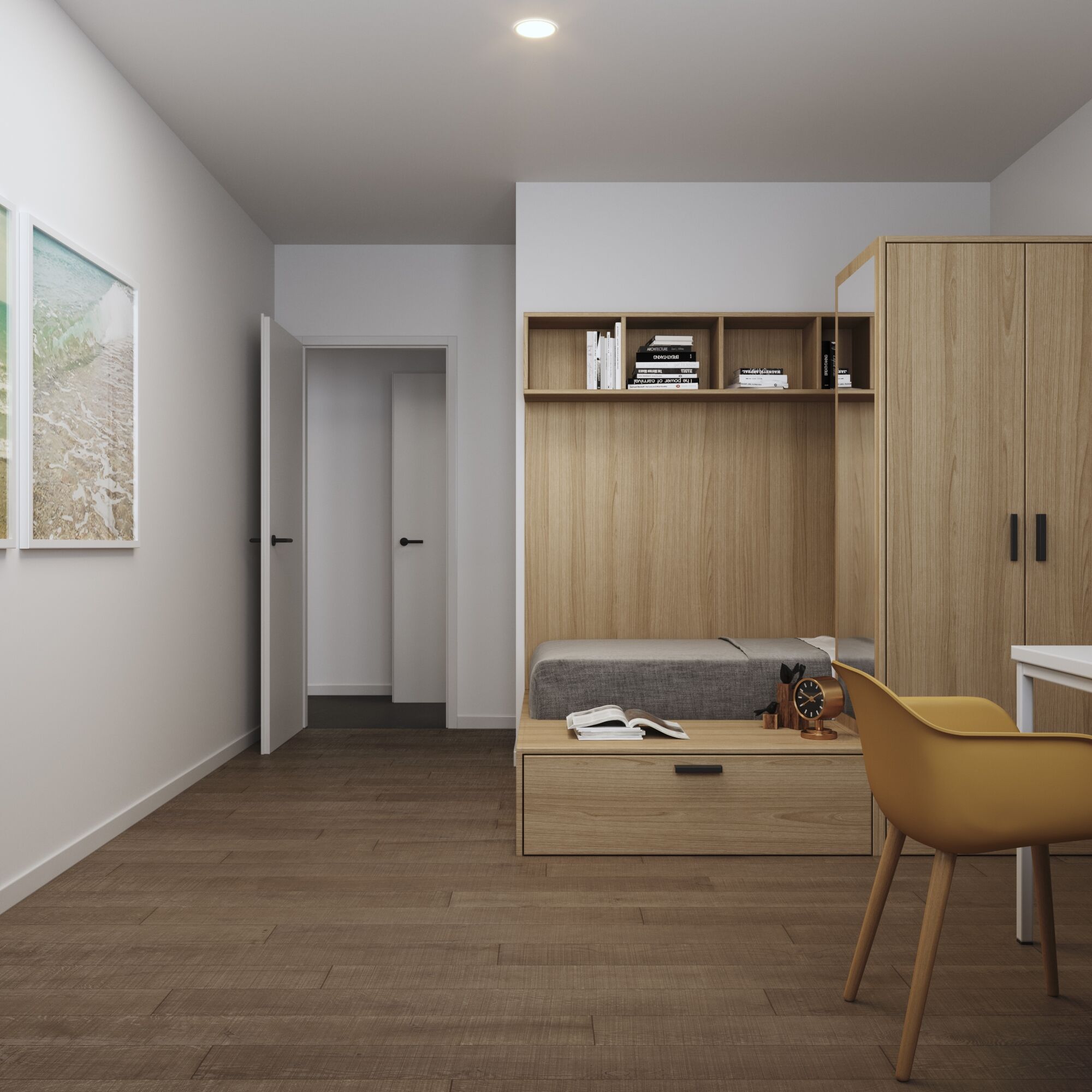 Chambre meublée en colocation dans un appartement de 108m2, 4 colocata