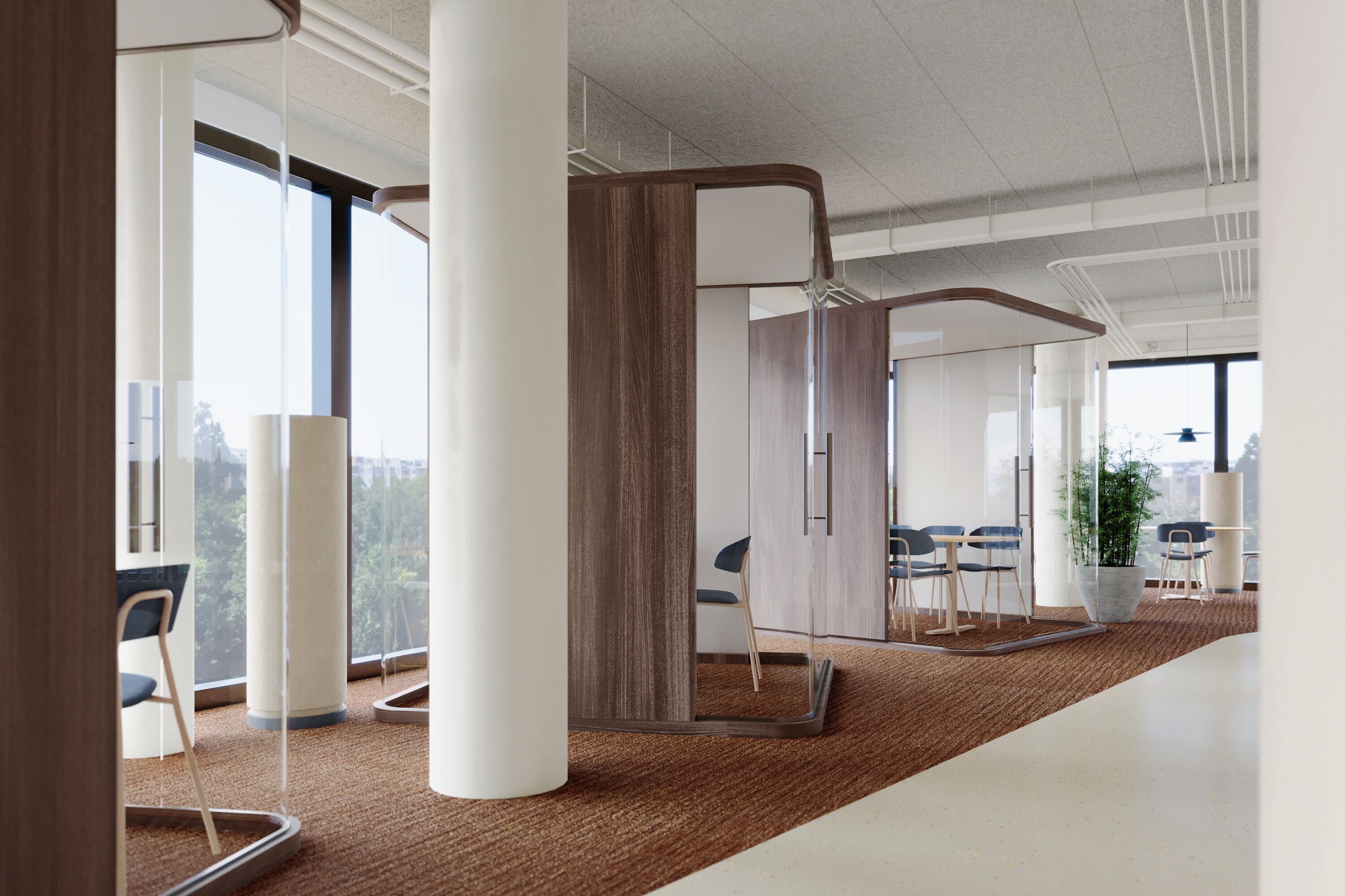 Chambre meublée en colocation dans un appartement de 101m2, 3 colocata