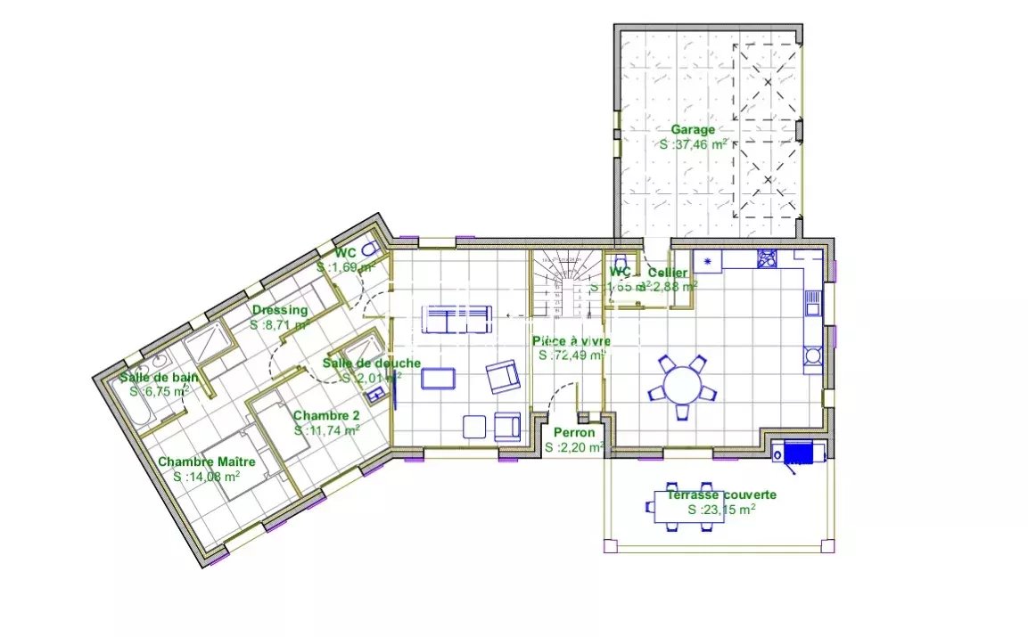 VILLA 5 PIÈCES de 160m² PLASCASSIER
