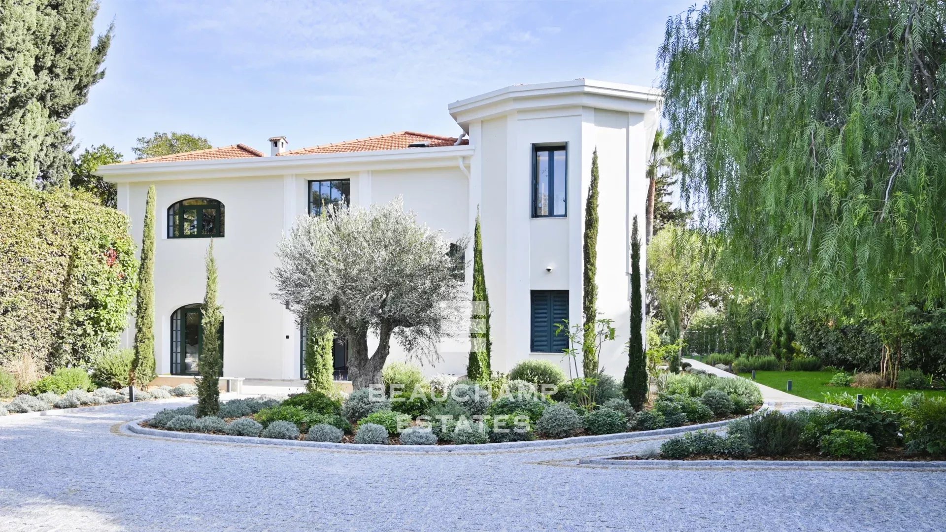 villa art déco 6 chambres avec piscine - cap d'antibes