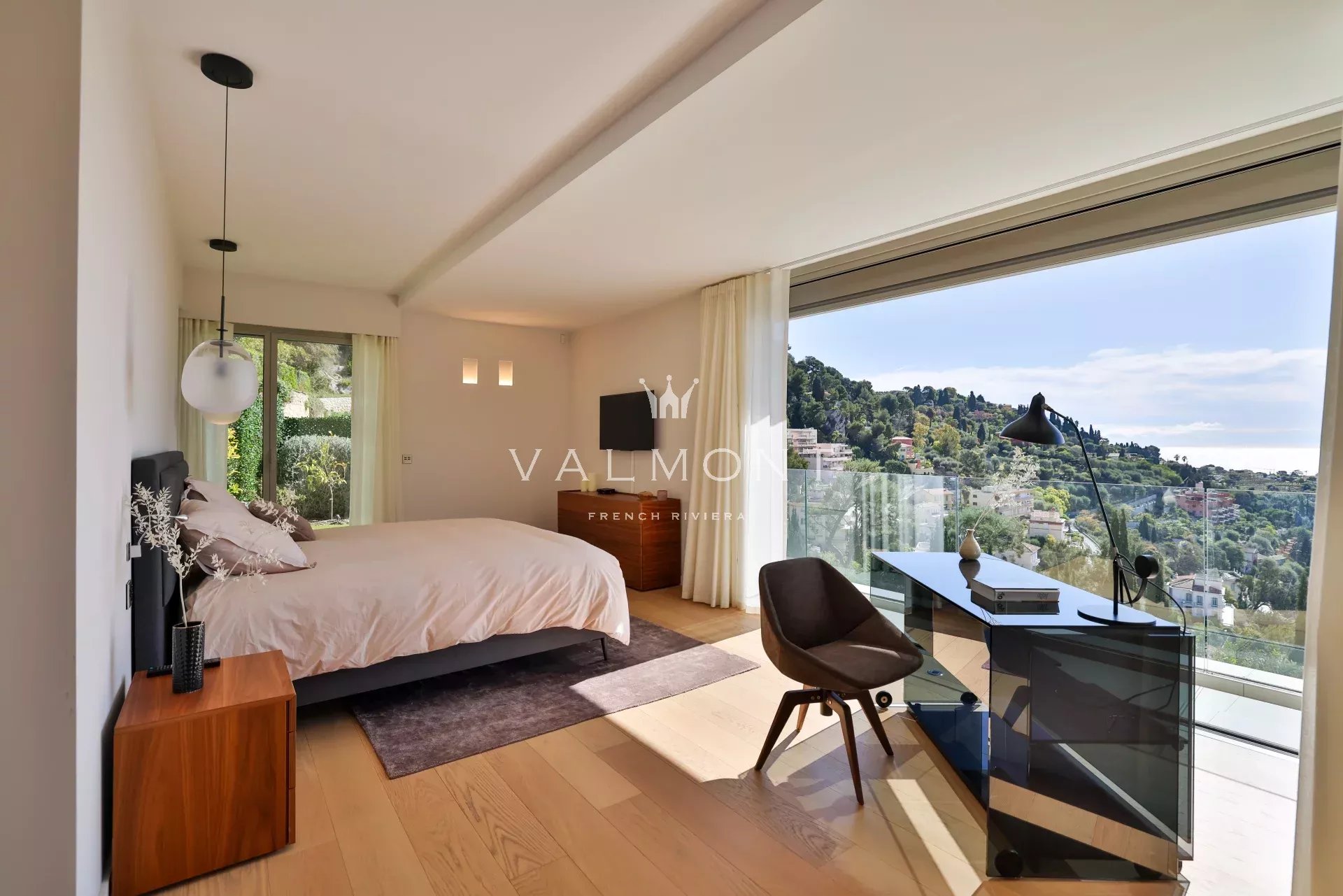 Villa contemporaine vue mer panoramique