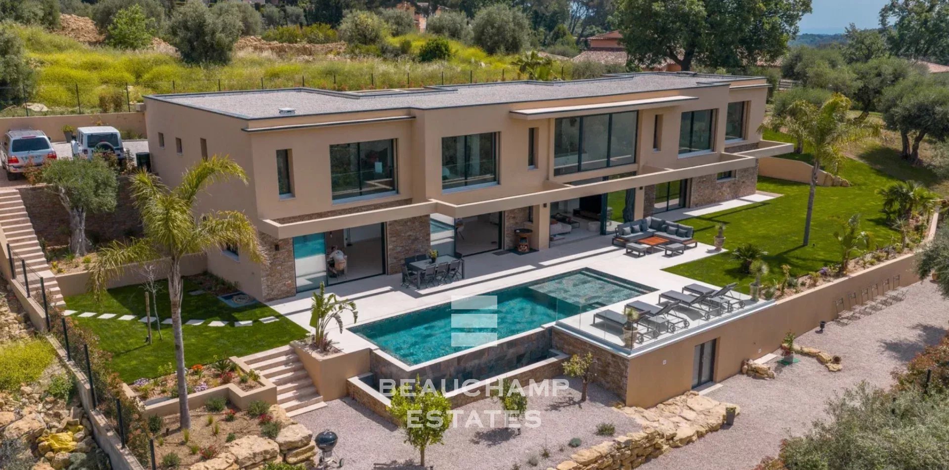 Villa Contemporaine 5 chambres vue dégagée - Opio