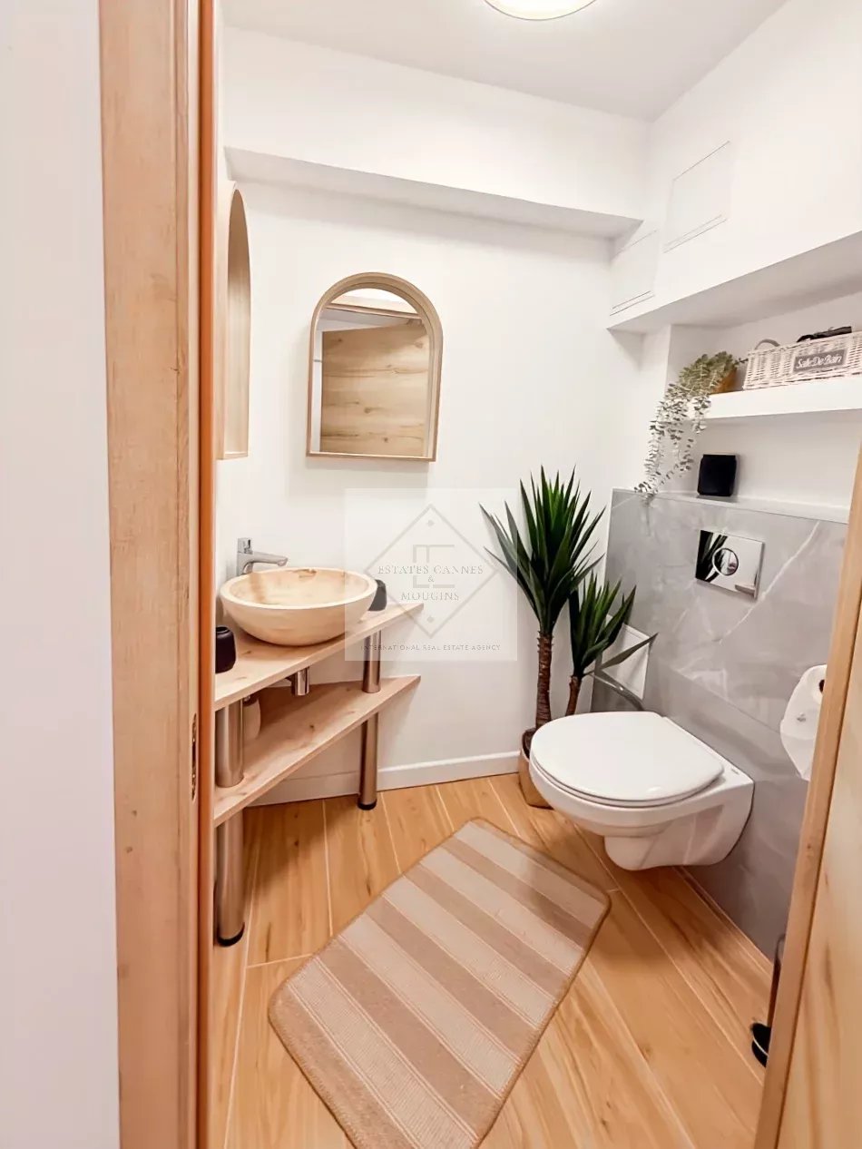 Palm Beach – Superbe 2 pièces entièrement refait Place de l’Étang