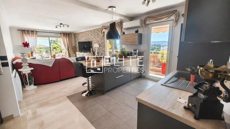 APPARTEMENT 3 PIÈCES 72 m² + GARAGE & CAVE – PISCINE – LE CANNET