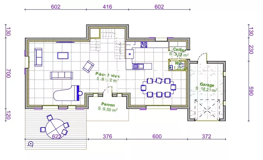 VILLA 5 PIÈCES de 179m² PLASCASSIER
