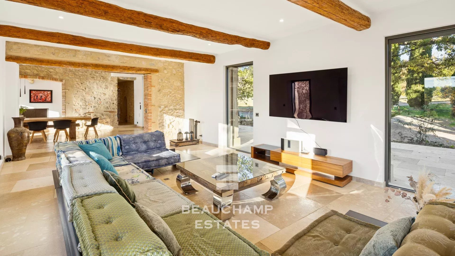 Bastide en pierre 5 chambres avec vue panoramiques - Lorgues