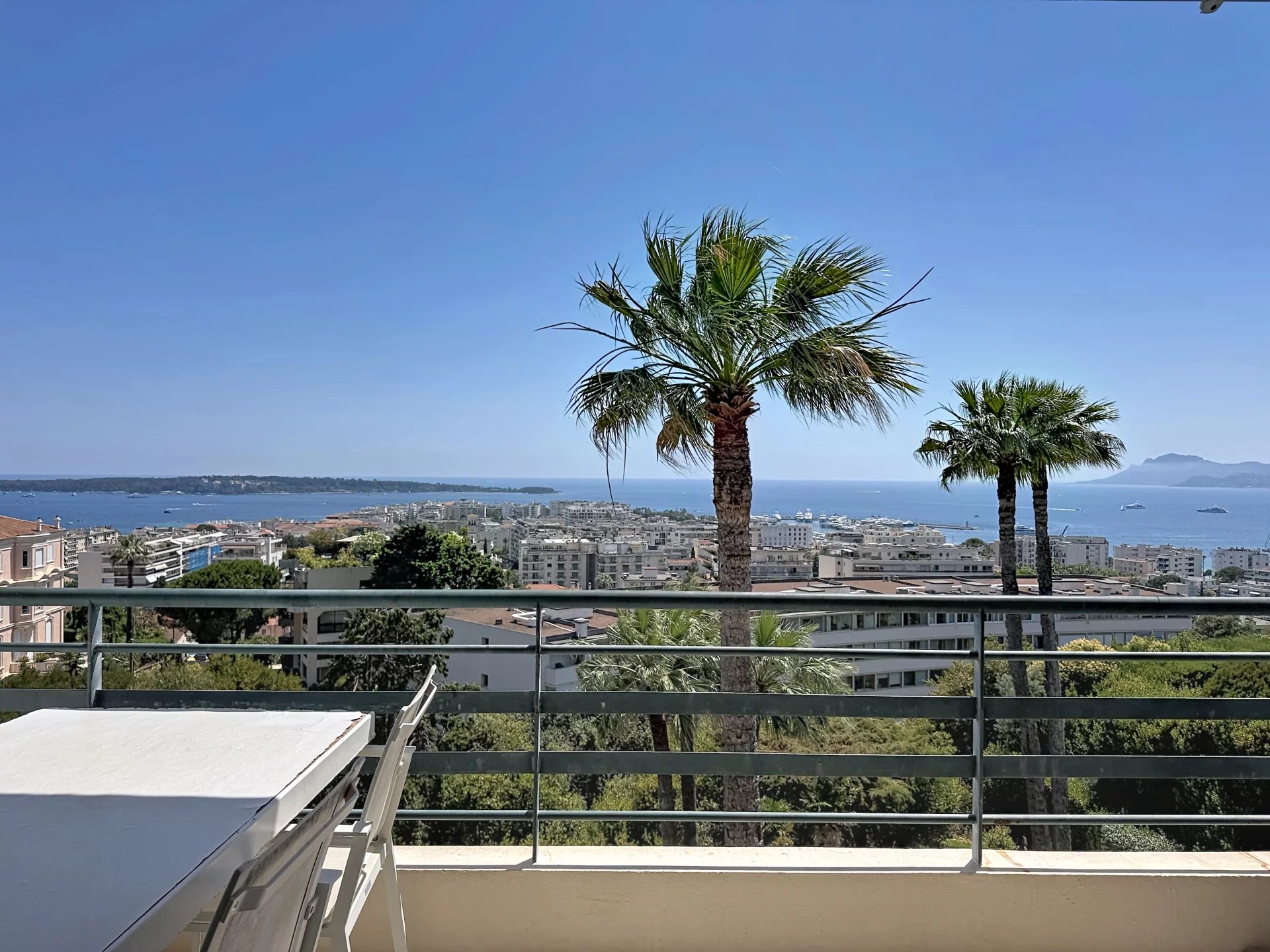 CANNES BASSE CALIFORNIE - DERNIER ETAGE - TERRASSE - VUE MER PANORAMIQUE