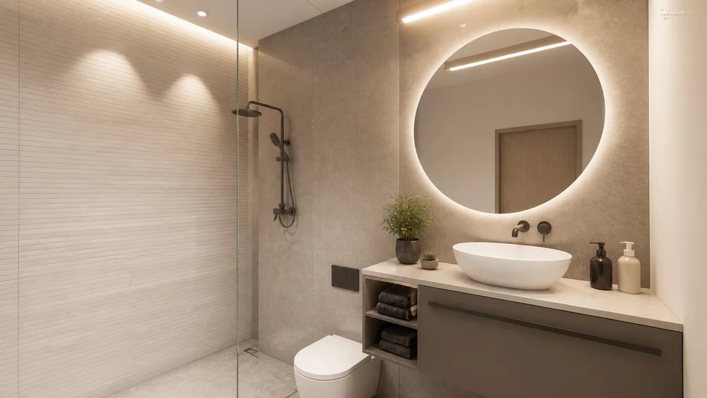 Élégante villa jumelle contemporaine HPE sur plan