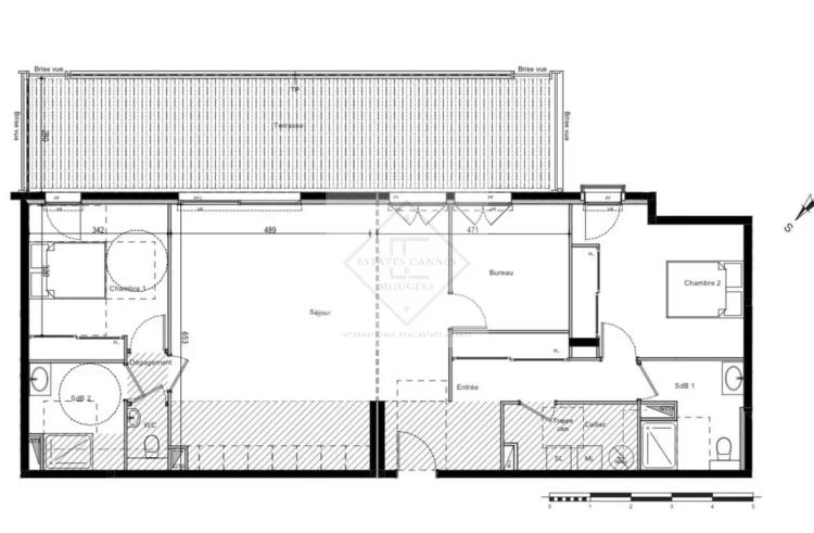 Superbe appartement neuf en dernier étage à Boulouris