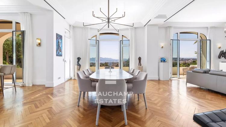Villa 7 chambres Belle Époque avec vue mer  - Cannes Basse Californie