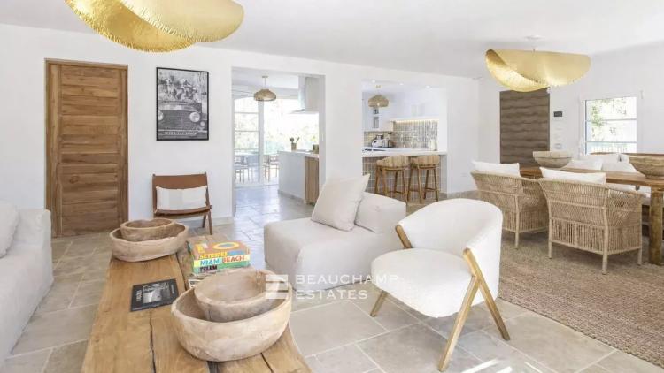 Villa bohème chic à deux pas de la plage des Canoubiers et du centre de Saint-Tropez