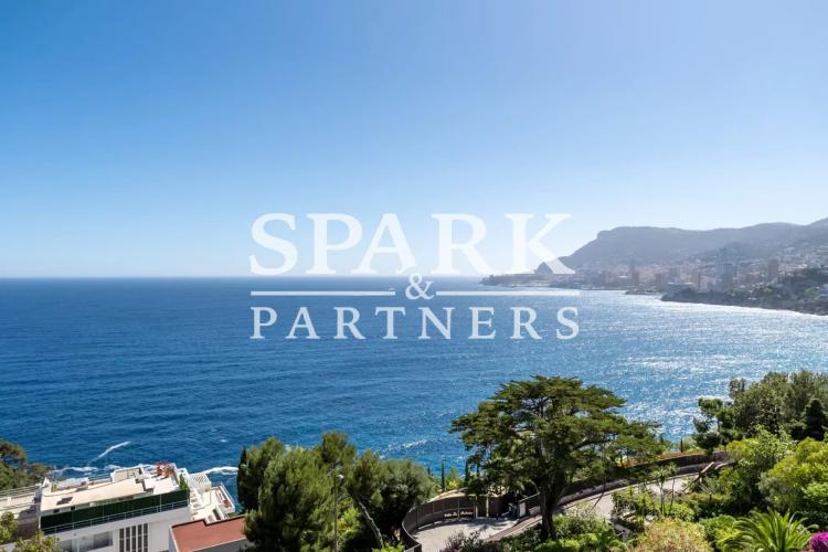 Roquebrune Cap Martin - Splendide 3P Vue Mer dans residence Belle Epoque