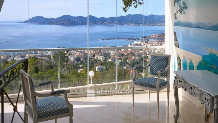 Villa vue mer panoramique - Cannes californie