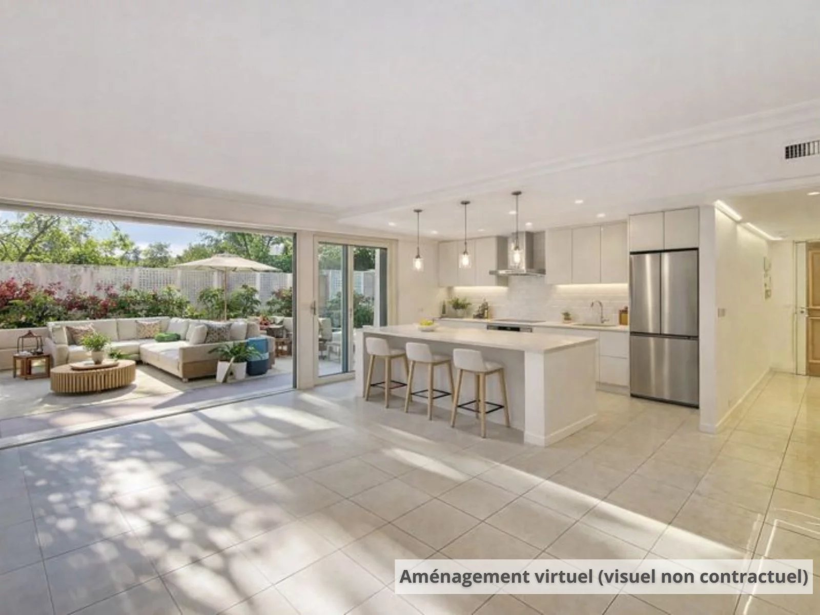 Cannes – Quartier Oxford | Spacieux T4 avec vaste terrasse, jardin & garage