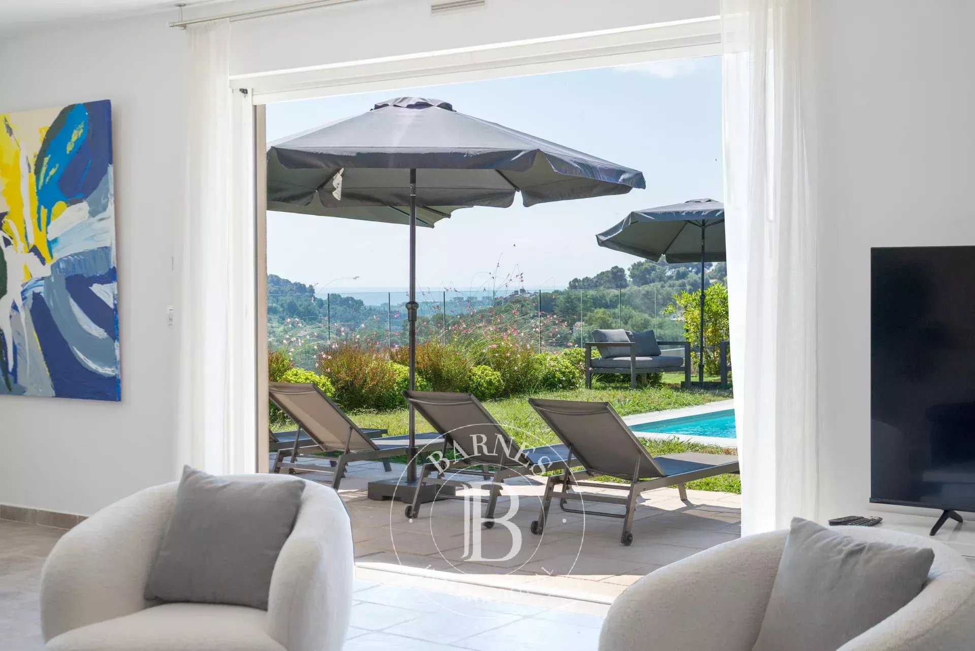 BIOT – Saint Julien – Villa contemporaine avec vue panoramique