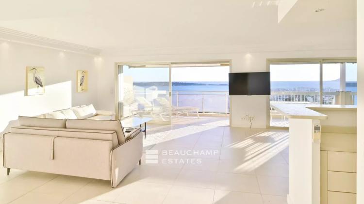 appartement avec vue mer panoramique - 3 chambres - cannes californie