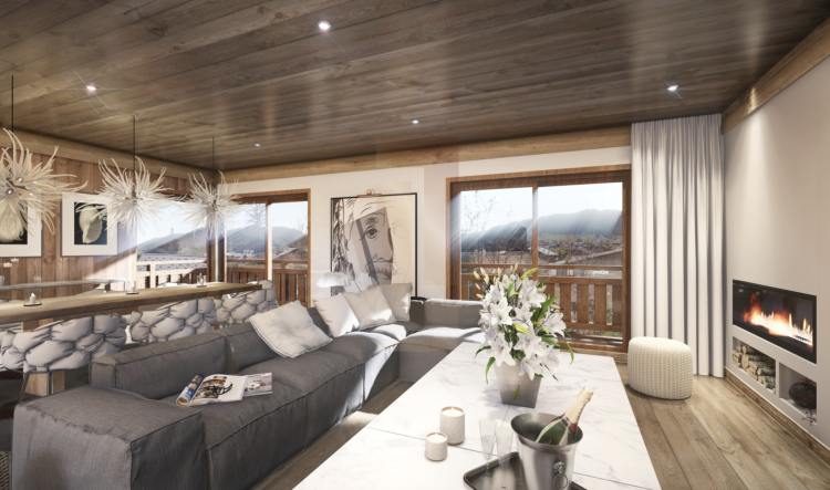 Attique d'Exception avec Vue Panoramique sur les Alpes