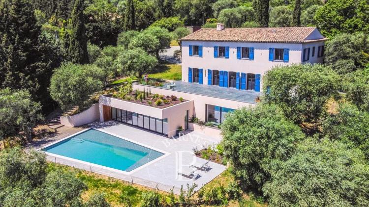 Grasse Saint-Jean - Bastide rénovée vue panoramique mer - 4 chambres