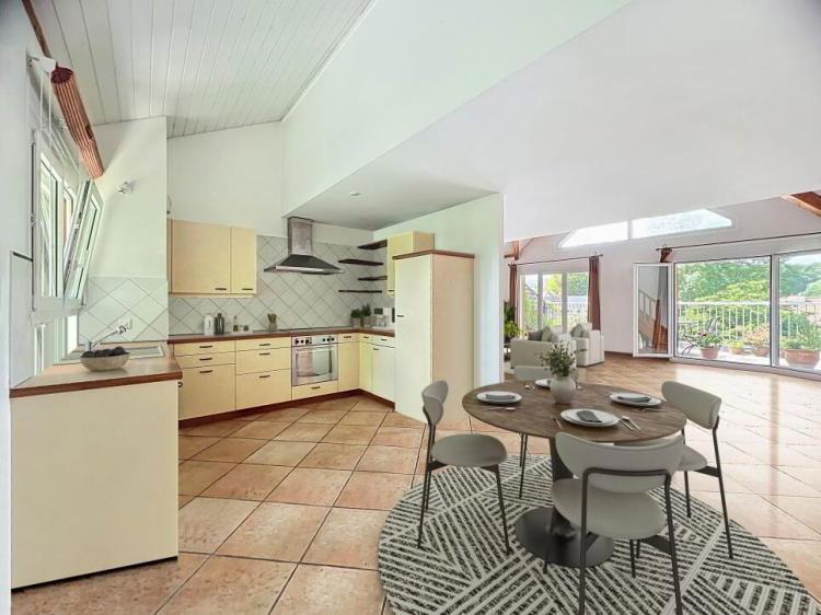 Lumineux et charmant appartement avec mezzanine