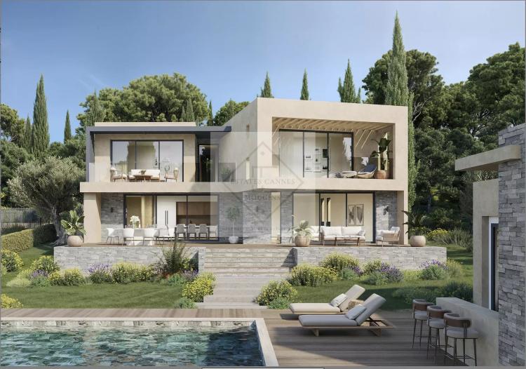 Villa contemporaine neuve d’exception au sein d’un domaine privé