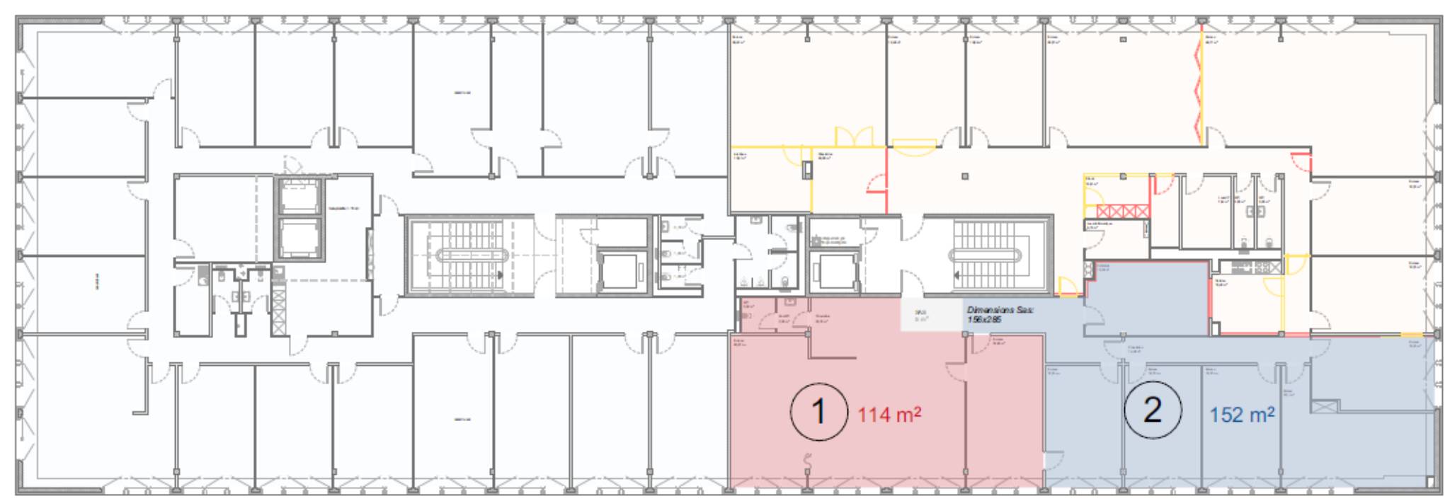 Bureaux de 114m2 - lumineux à proximité de l'aéroport et de la Place des Nations