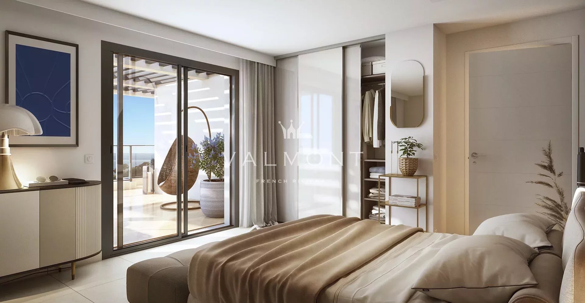 Appartement luxueux 3 pièces vue mer