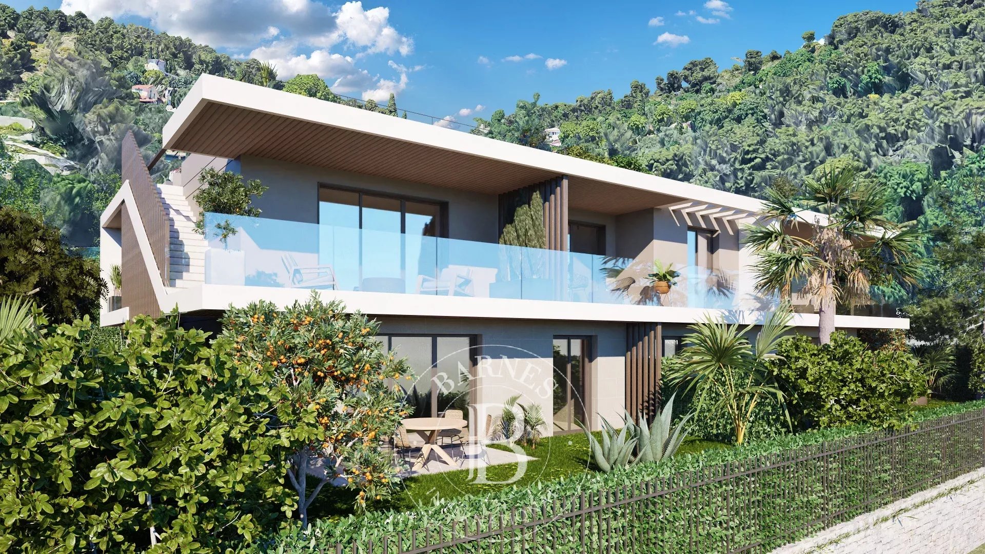 ÈZE – RAFFINÉ 4 PIÈCES DANS UNE RÉSIDENCE CONTEMPORAINE AVEC TOIT-TERRASSE - VUE MER PANORAMIQUE