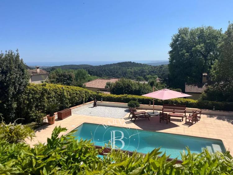 Vence – Propriété de prestige vue mer panoramique, piscine, centre-ville à pied