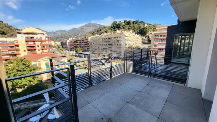 Menton centre - Immeuble neuf - Appartement deux pièces avec terrasse