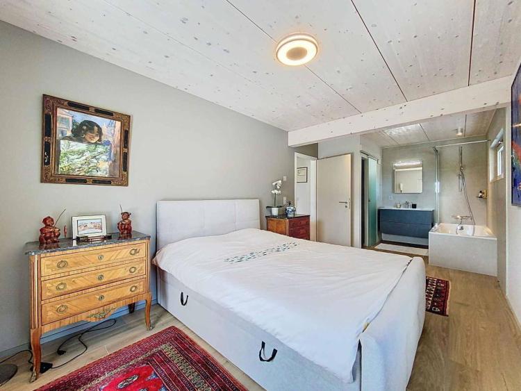 Magnifique Villa contemporaine neuve avec vue panoramique sur le lac et les Alpes