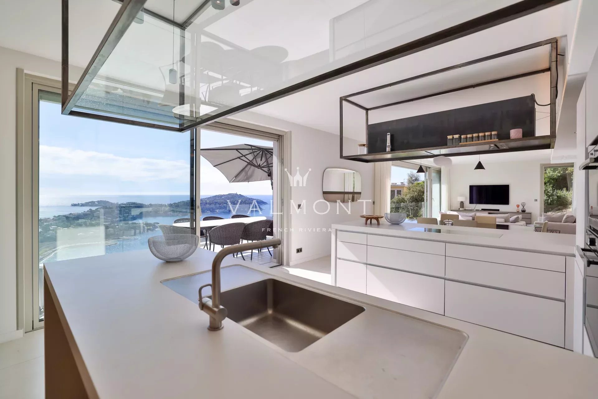 Villa contemporaine vue mer panoramique